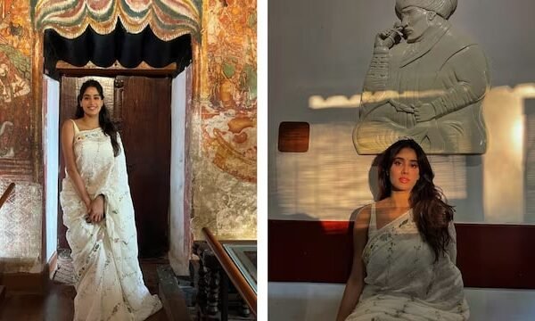 A Dream in White Linen Saree: Janhvi Kapoor's Ethereal Kerala Diaries