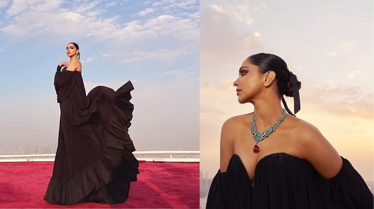 Deepika Padukone takes over Dubai in black gown for Cartier; we can't take eyes off her massive 63.76-carat necklace