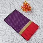 Arani Silk With Blouse(Purple Colour)