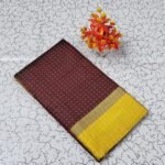 Arani Silk With Blouse(Brown Colour)