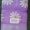 Fancy Cotton Saree With Blouse(Purple Colour)