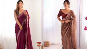 5 Designs of Heavy Blouses to Wear With a Simple Saree