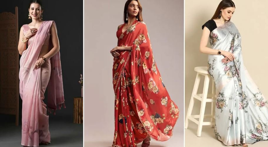 Organza to Chiffon: Five Floral Print Sarees That Are Ideal for Day Weddings