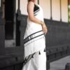 Kerala Cotton Saree with Silver Colour Border