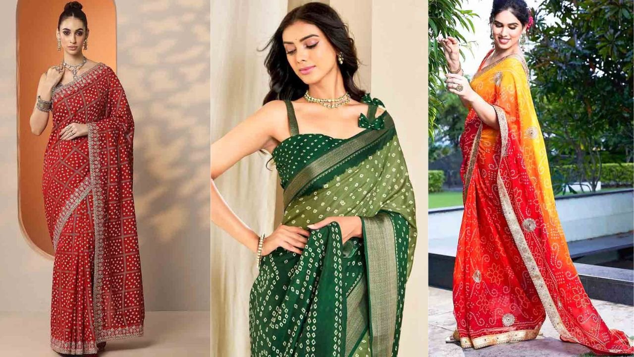 5 Best Bandhani Saree Designs for Weddings: Classic to Contemporary Styles for Every Celebration