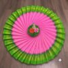 Korvai Silk Monika Cotton Saree with Blouse (Pink Colour)
